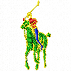 Horses Embroidery Design 2